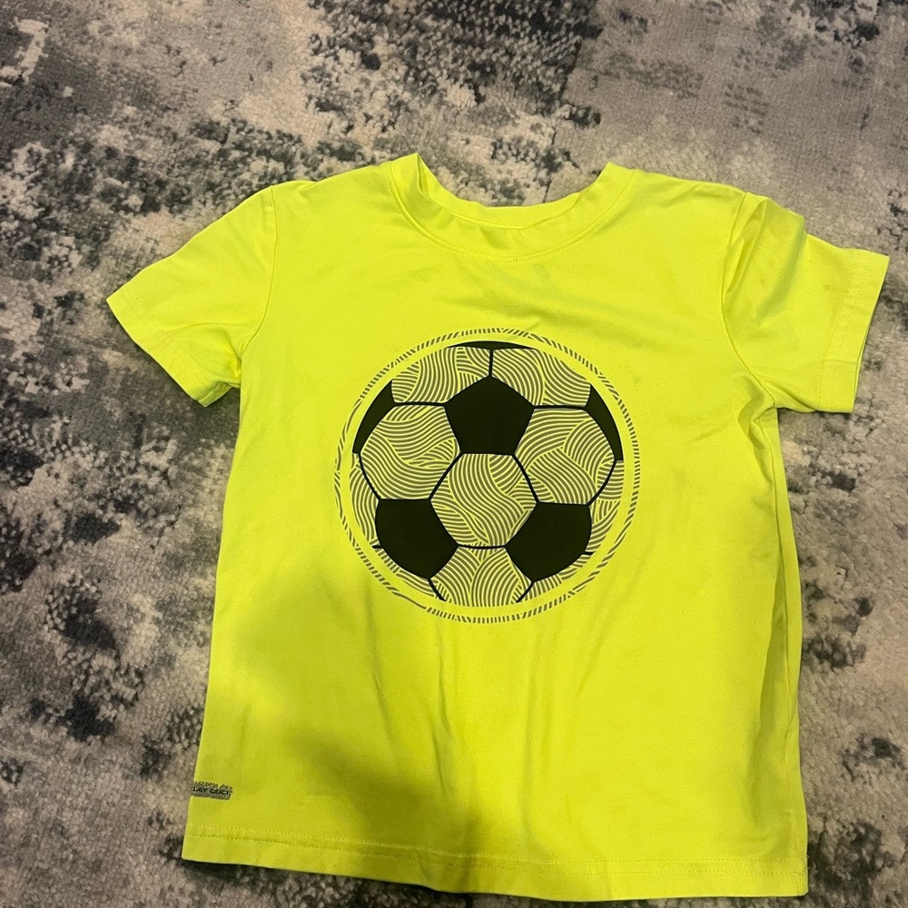 Jumping Beans Yellow and Black Soccer Graphic Tee